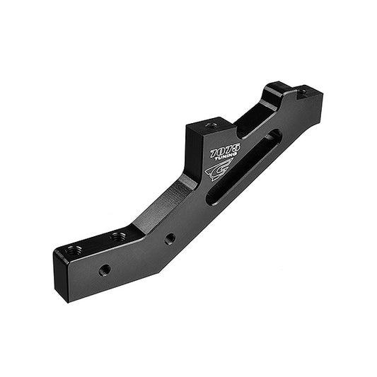 CORALLY CHASSIS BRACE V2 FRONT SWISS 7075 T6 HARD BLACK - High-Speed RTR RC Truck