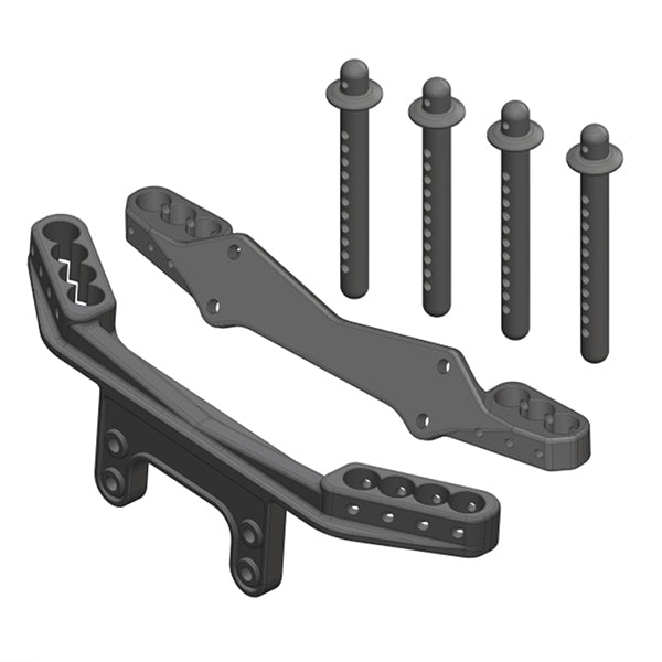 CORALLY BODY MOUNT SET FR/RE 1 SET - High-Speed RTR RC Truck