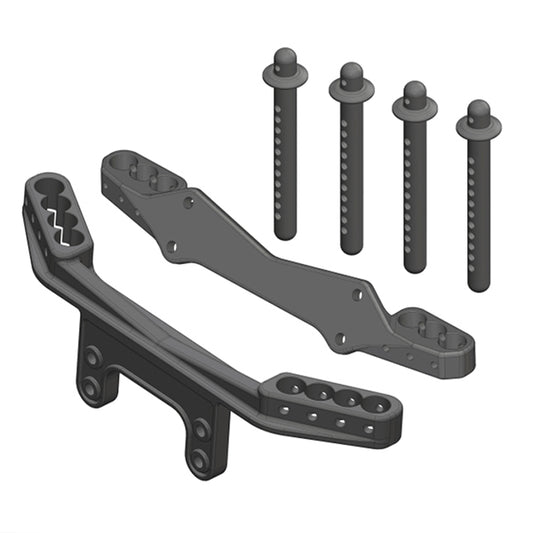 CORALLY BODY MOUNT SET FR/RE 1 SET - High-Speed RTR RC Truck