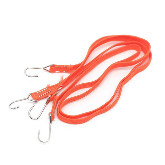 FASTRAX LUGGAGE BUNGEE STRAP 2PC w/HOOKS 400MM - ORANGE - RC Hobby Product