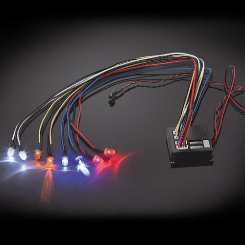 Fastrax Flashing Light Kit Multiple Functions 8-Led Light - RC Hobby Product