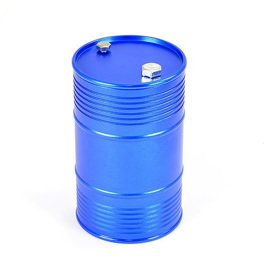 FASTRAX ALUMINIUM ANODISED OIL DRUM W/REMOVABLE LID - BLUE - RC Hobby Product