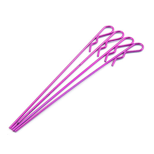 Fastrax Metallic Purple X-Long Body Pin 1/8th - RC Hobby Product