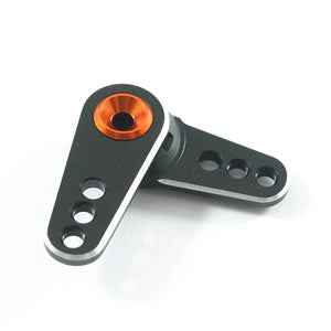 FASTRAX 23T BLACK ALUMINIUM 4-IN-1 SERVO HORN (KO/SANWA) - RC Hobby Product