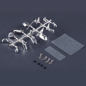 FASTRAX CHROME WING MIRROR SET 6 TYPES - RC Hobby Product