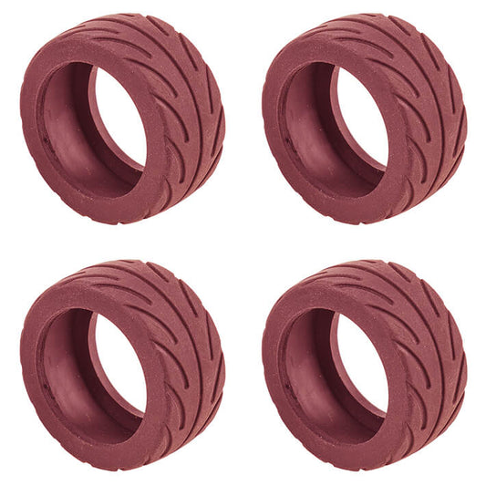 TEAM ASSOCIATED NANO SPORT RADIAL TYRES RED (4)