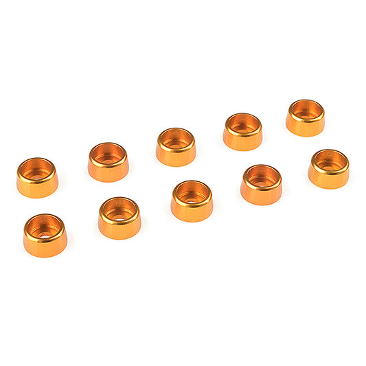 CORALLY ALUMINIUM WASHER FOR M3 SOCKET HEAD SCREWS OD=8MM GOLD 10PCS - High-Speed RTR RC Truck